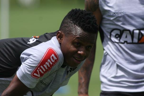 Imagens do treino do Atltico