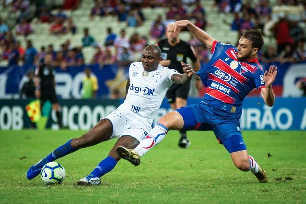 Fotos do jogo entre Fortaleza e Cruzeiro, na Arena Castelão, pela nona rodada do Brasileiro