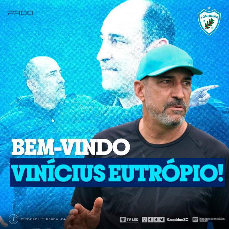 Vinícius Eutrópio, técnico (Londrina)