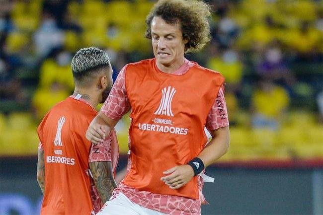 David Luiz sofreu les�o em sua segunda partida pelo rubro-negro