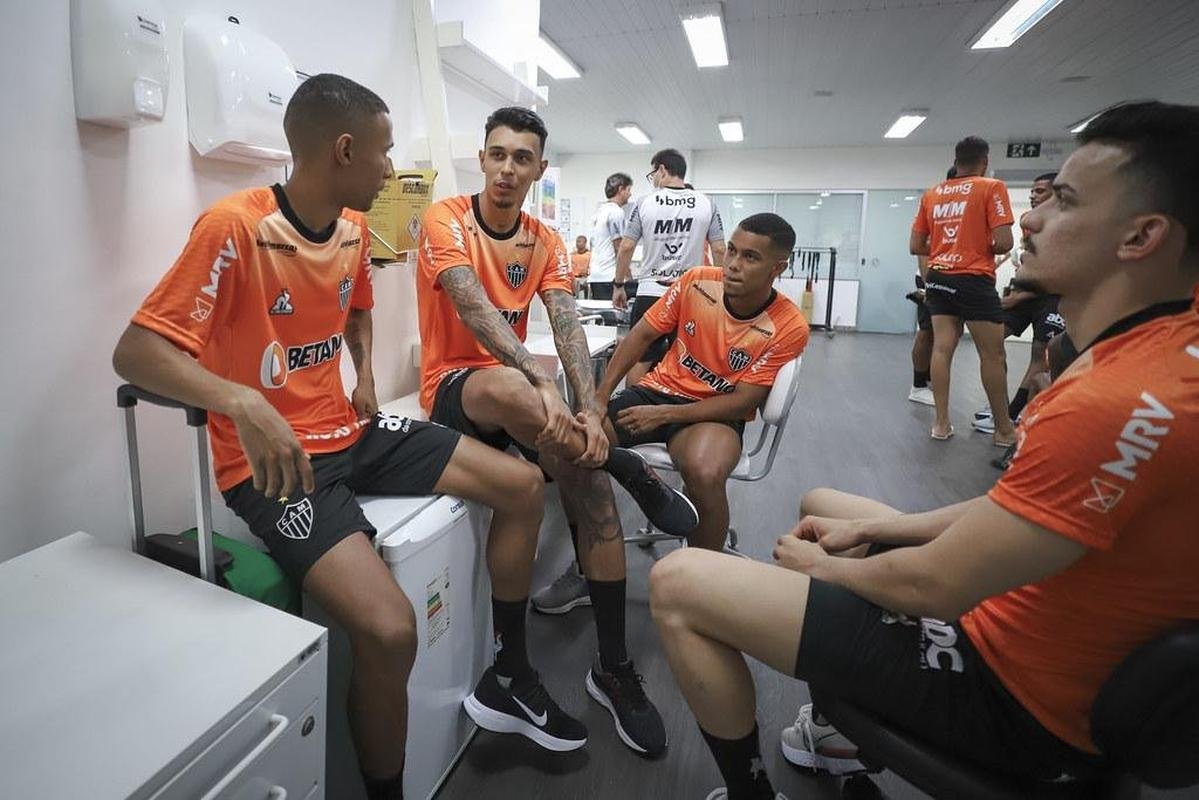 O primeiro dia da pr-temporada do Atltico