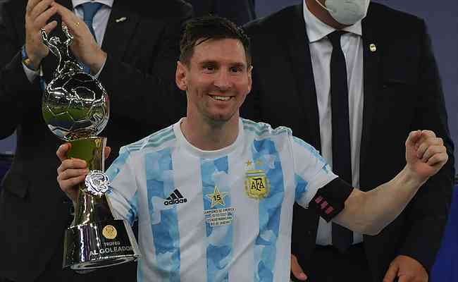Aos 34 anos, Messi foi campeo pela primeira vez com a seleo principal da Argentina