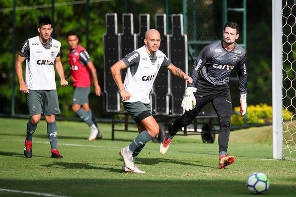 Fotos do último treino comandado por Thiago Larghi no Atlético