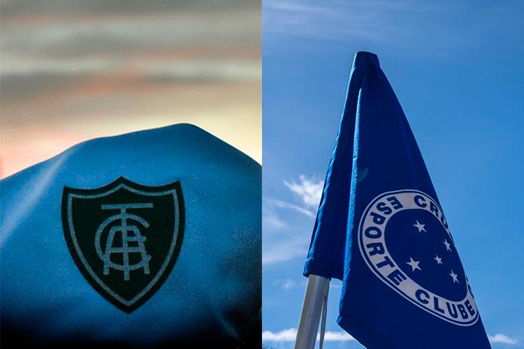 (Foto: Montagem com fotos de América e Cruzeiro/Divulgação) (Foto: Montagem com fotos de América e Cruzeiro/Divulgação)