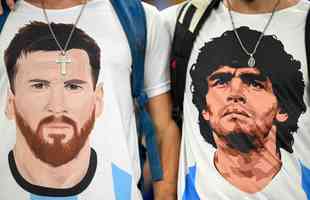 Polnia x Argentina: fotos das torcidas no Estdio 974 pela Copa do Mundo