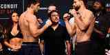 Pesagem oficial do UFC on Fox 21, em Vancouver - Demian Maia 77,5kg x Carlos Condit 77,3kg 