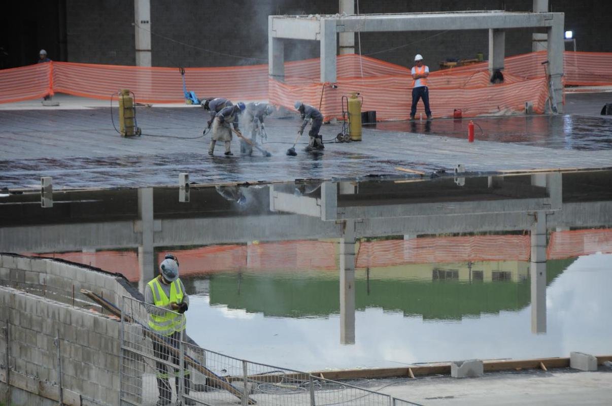 Fotos da Arena MRV nesta sexta-feira (6)