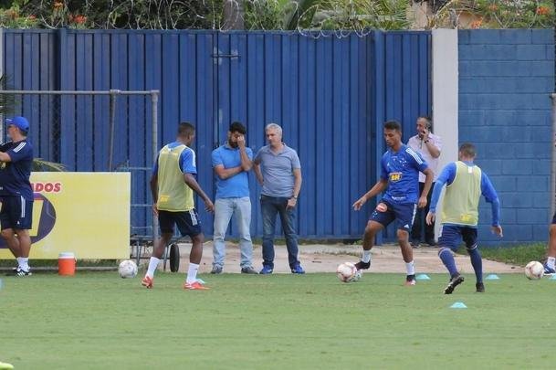 Fotos do treino do Cruzeiro desta quinta-feira, na Toca da Raposa II (crdito: Juarez Rodrigues/EM D.A Press)