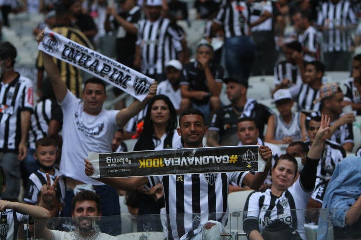 Fotos da torcida do Atltico no Mineiro durante a partida contra o Juventude pela 34 rodada do Campeonato Brasileiro
