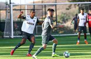 Com Nathan em campo, Galo iniciou preparao para enfrentar o Bahia, na segunda, s 20h, pela 16 rodada do Brasileiro