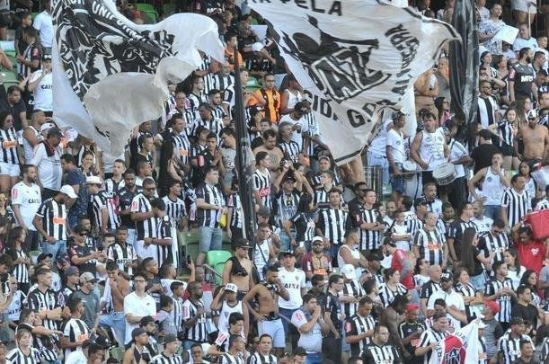 Torcida do Atltico na deciso do Campeonato Mineiro, no Independncia