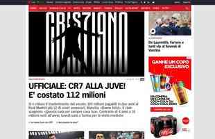 Corriere Dello Sport (Itlia) - Oifical! CR7  da Juve! Custou 112 milhes de euros