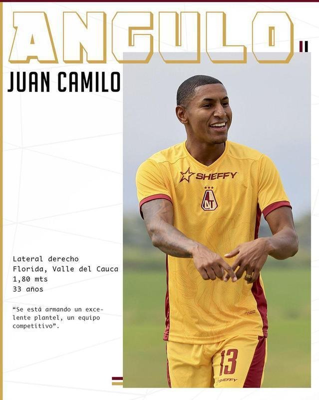 Juan Angulo, lateral-direito (Deportes Tolima-COL)