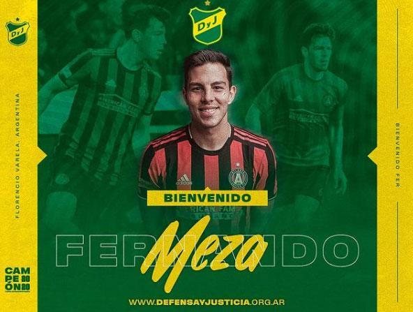 Fernando Meza, lateral-direito (Defensa y Justicia, da Argentina)