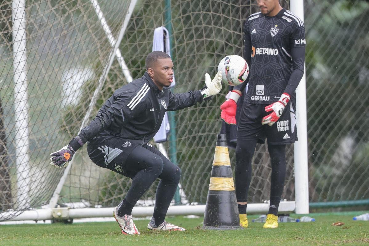 Treino do Atltico na Cidade do Galo, na manh desta tera-feira (24/1).