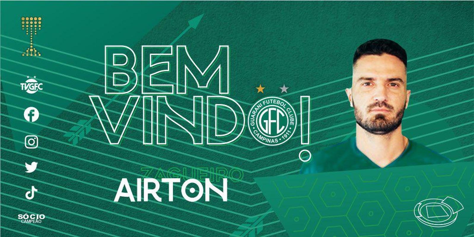 Airton, zagueiro (Guarani)