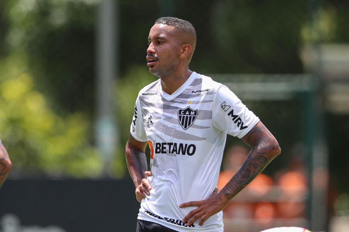 Fotos do treino do Atlético nesta quarta-feira, que contou com Nacho Fernández