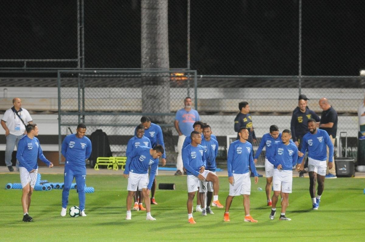 Seleo Equatoriana treinou pela primeira vez em BH, no Sesc Venda Nova