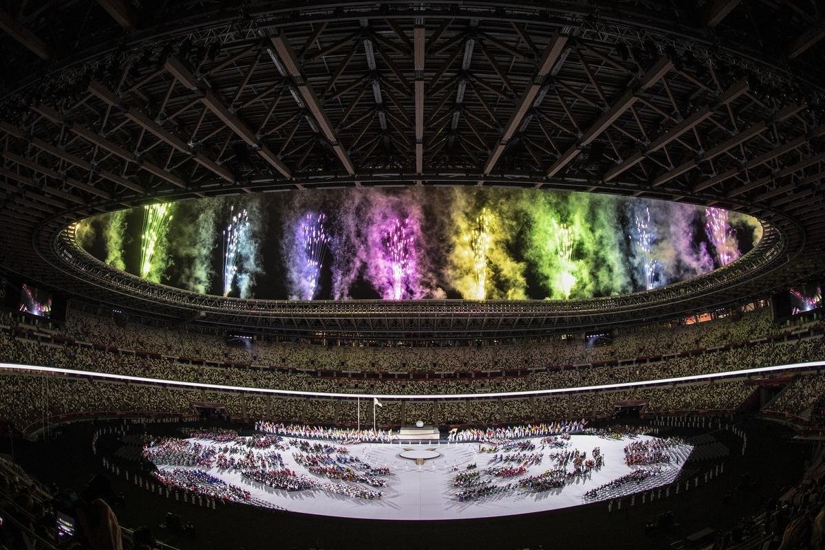 Fotos da Cerimnia de Abertura dos Jogos Paralmpicos de Tquio