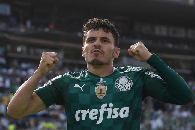 Final da Libertadores: fotos do gol de Raphael Veiga para o Palmeiras
