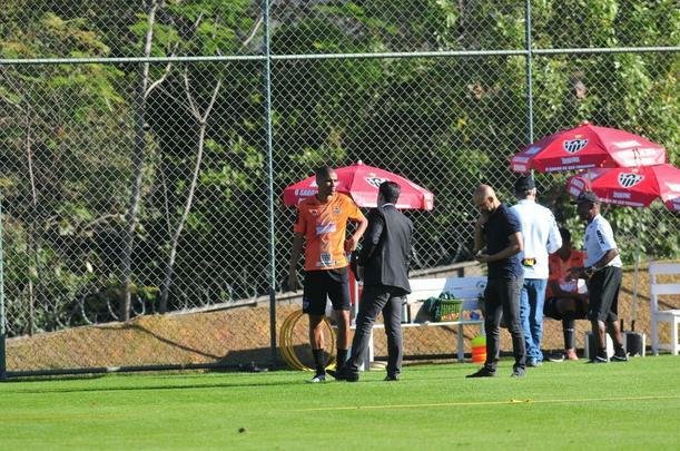 Imagens do treino do Atltico nesta sexta-feira