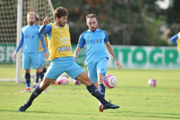 Fotos do ltimo treino do Cruzeiro antes do jogo diante do Tupi, pela semifinal do Campeonato Mineiro