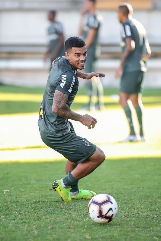 Veja fotos do treino do Atltico no Uruguai