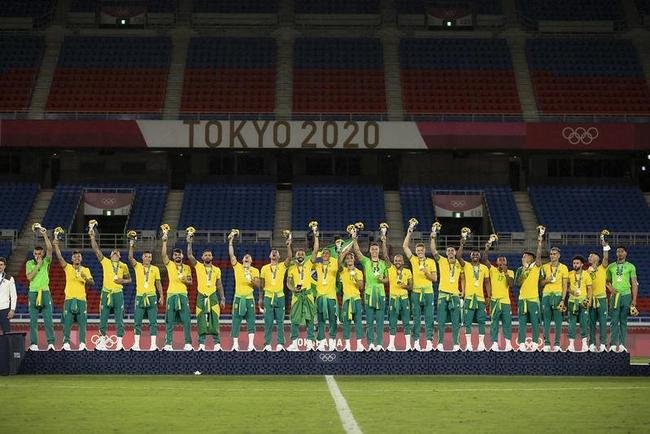 Brasil conquistou a medalha de ouro no futebol masculino