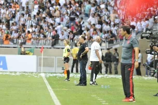 Fotos do jogo entre Atltico e Flamengo no Mineiro