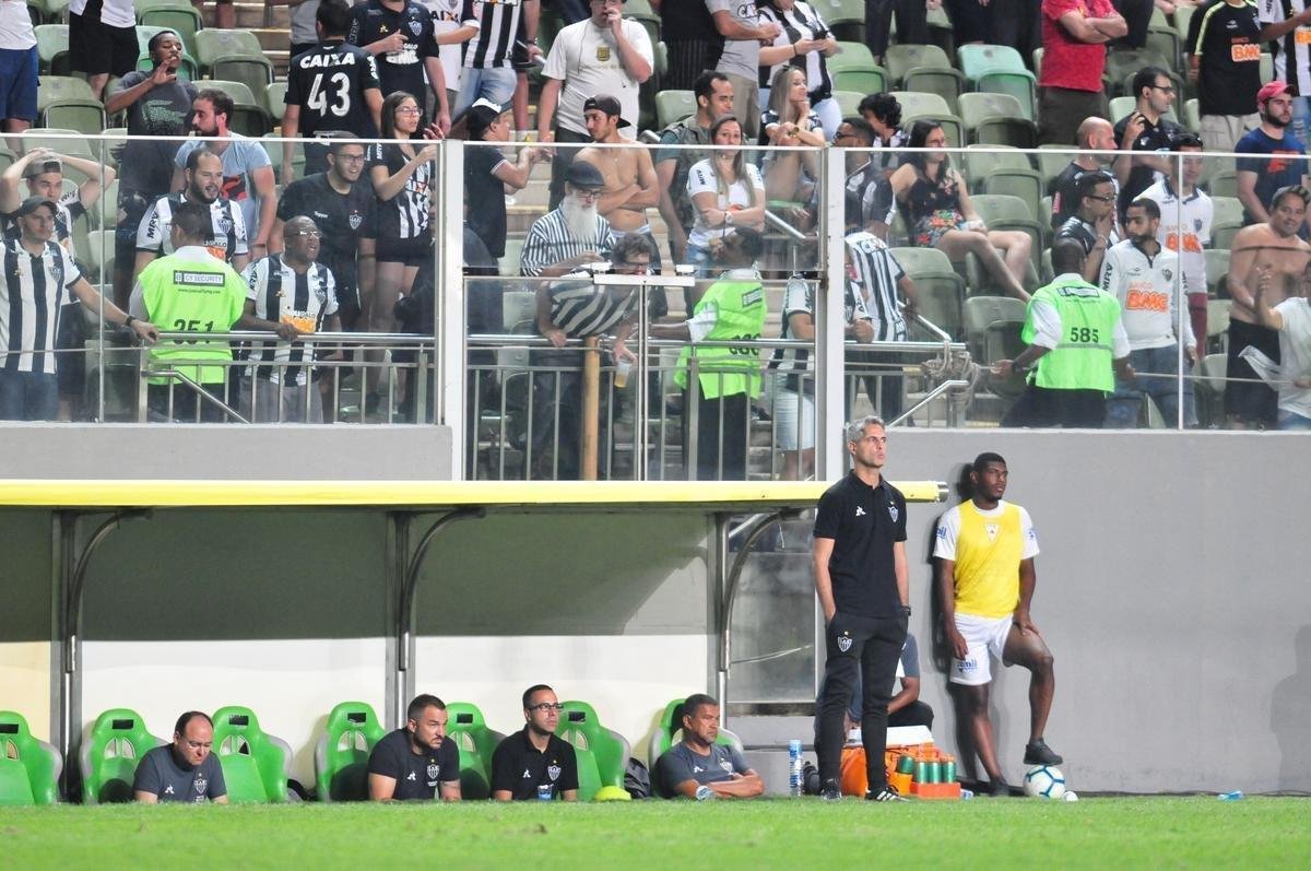 Fotos do jogo entre Atltico e Grmio