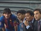 Teve passe de Ronaldinho: veja o primeiro gol de Messi pelo Barcelona