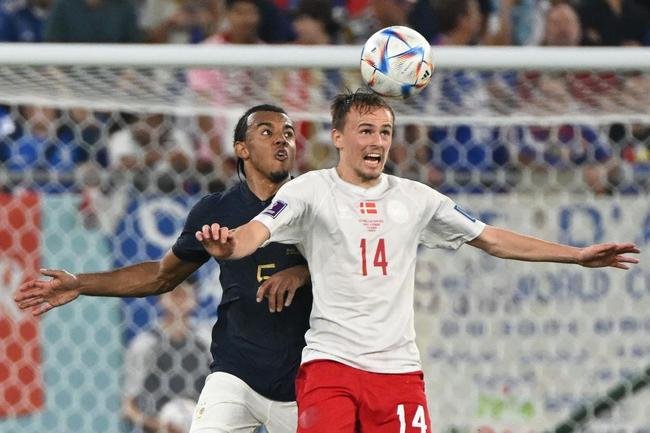 Fotos de Fran�a x Dinamarca, neste s�bado (26/11), no est�dio 974, em jogo v�lido pela segunda rodada do Grupo D da Copa do Mundo no Catar