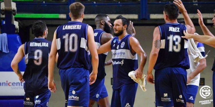 Uniforme do time de basquete do Gimnasia La Plata, da Argentina