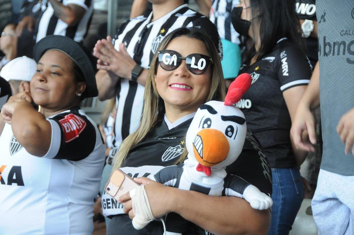 Fotos da torcida do Atltico na partida contra o Flamengo, no Mineiro, em Belo Horizonte, pela 13 rodada do Campeonato Brasileiro