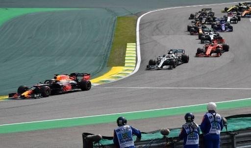 Fotos do GP Brasil de Frmula 1, realizado em So Paulo, neste domingo (17/11/2019). Vitria foi do holands Verstappen, da RBR. Ele foi seguido por Pierre Gasly, da Toro Rosso, e Lewis Hamilton, da Mercedes