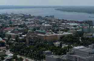 Vista area de Samara