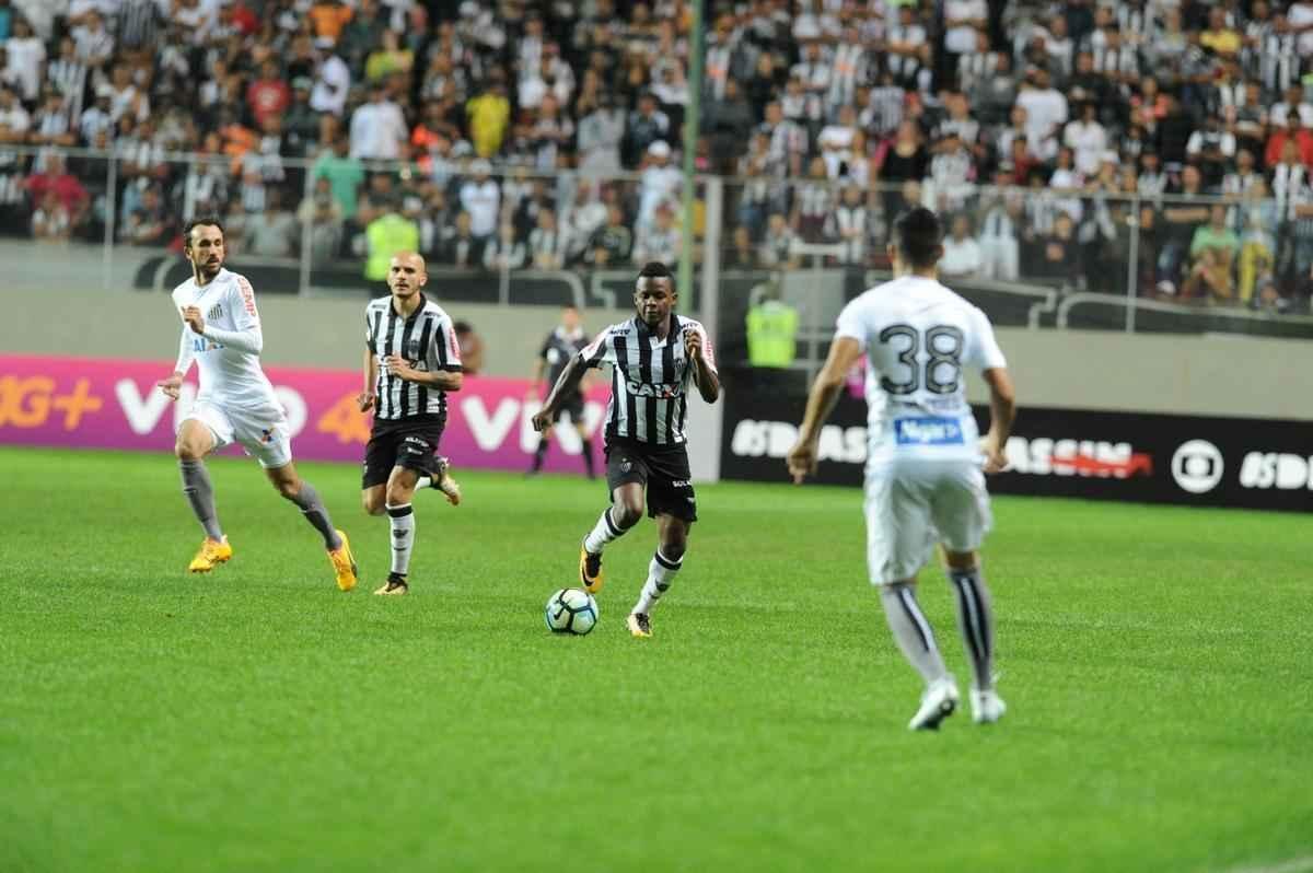 Atltico e Santos se enfrentaram, no Independncia, pela 13 rodada do Campeonato Brasileiro