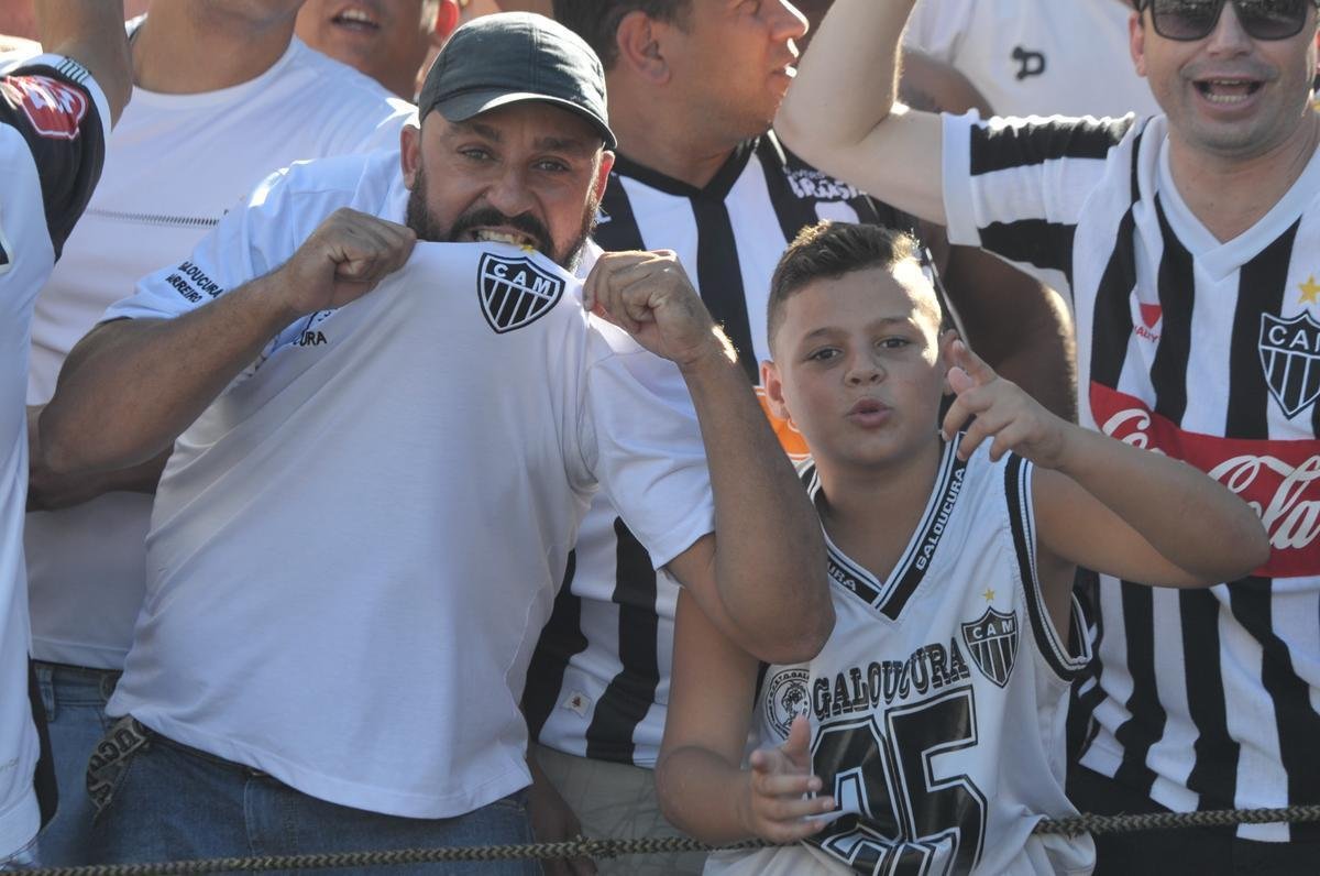 Torcida do Atltico na deciso do Campeonato Mineiro, no Independncia
