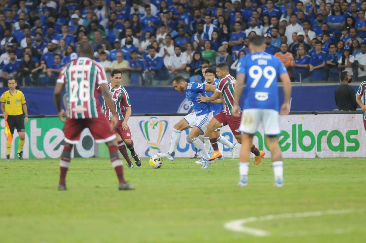 Fotos do jogo de volta das oitavas de final da Copa do Brasil, no Mineiro, entre Cruzeiro e Fluminense (Juarez Rodrigues/EM/DAPress)