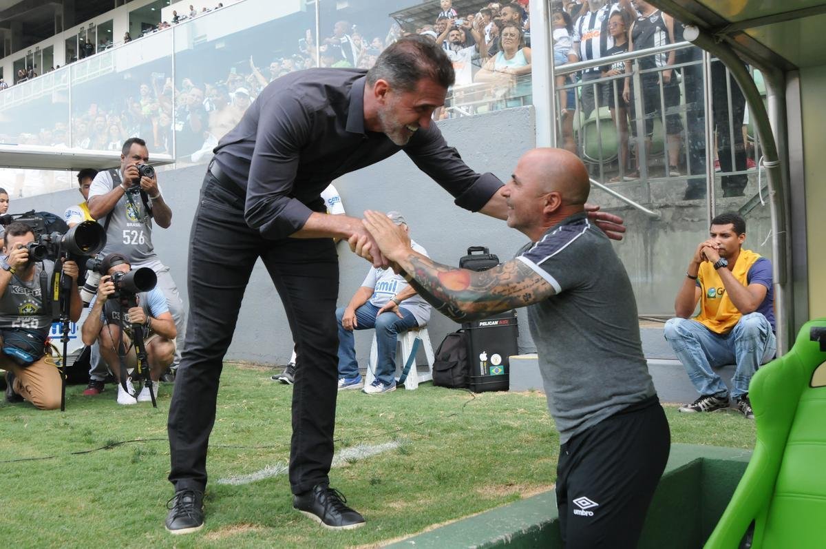 Atltico bateu o Santos na estreia de Vagner Mancini em Belo Horizonte