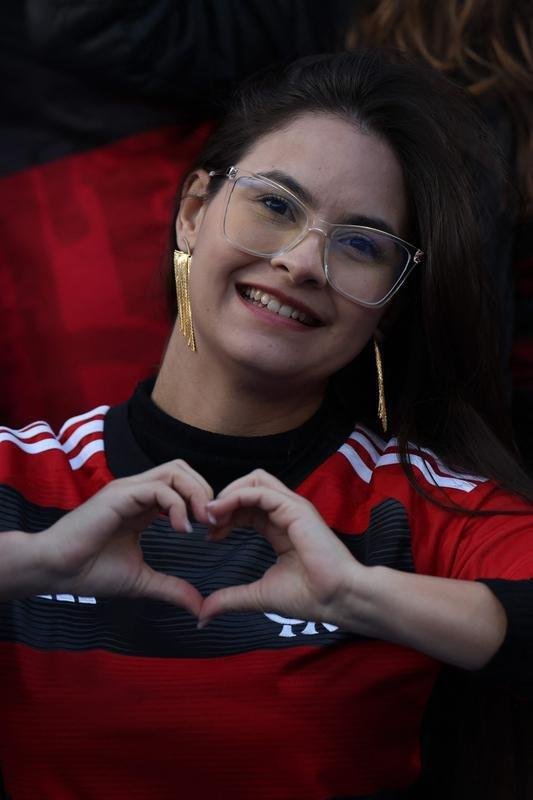 Torcedores de Flamengo e Al Hilal no Estdio Ibn-Batouta, em Tnger, no Marrocos