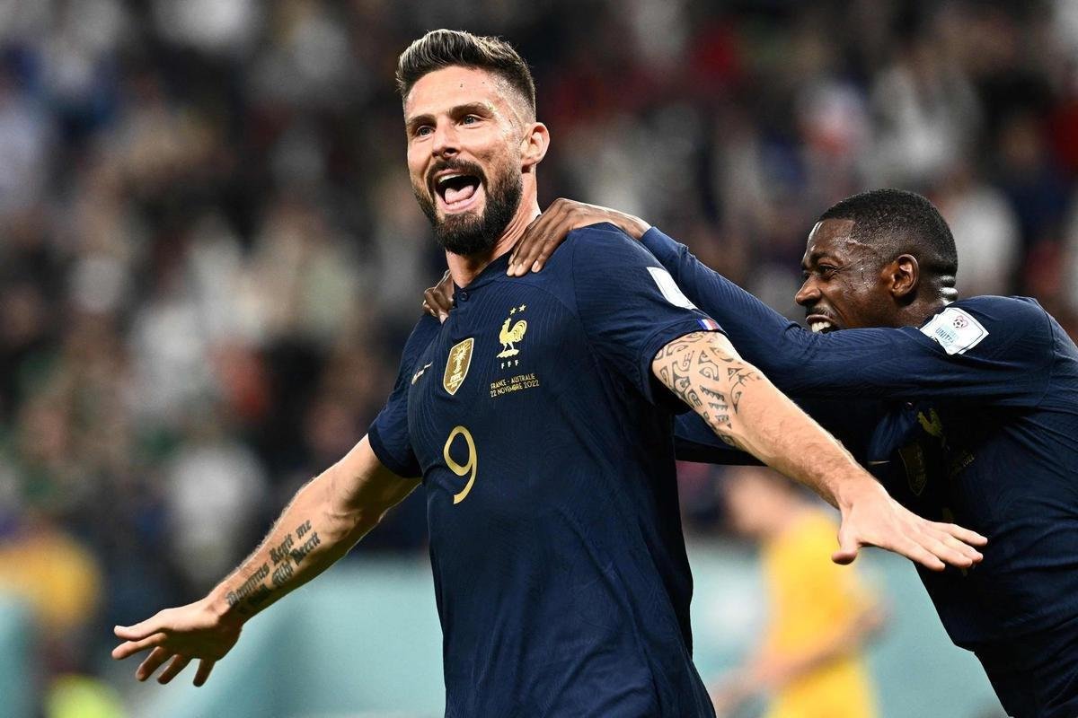 Olivier Giroud (Frana) - 2 gols