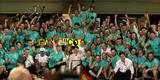 Festa de Nico Rosberg com o ttulo indito na Frmula 1; feito veio com segundo lugar em Abu Dhabi