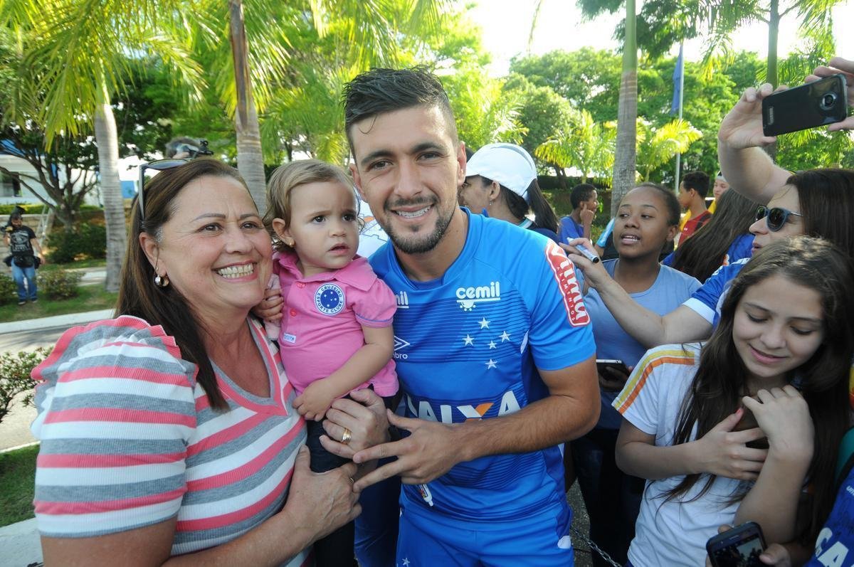 Fotos do treino do Cruzeiro desta sexta-feira (3/11), na Toca da Raposa II (Leandro Couri/EM D.A Press)