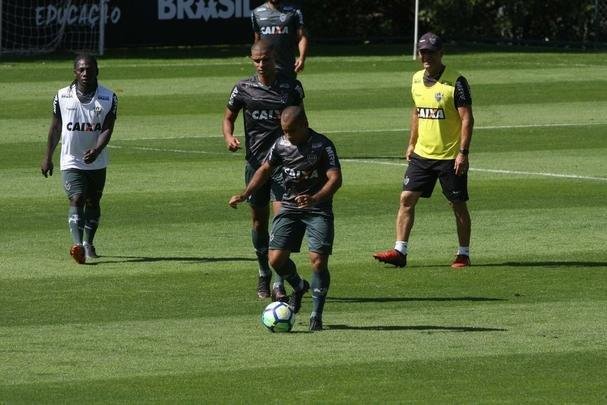 Atltico encerra preparao na Cidade do Galo para partida contra Grmio, pelo Campeonato Brasileiro