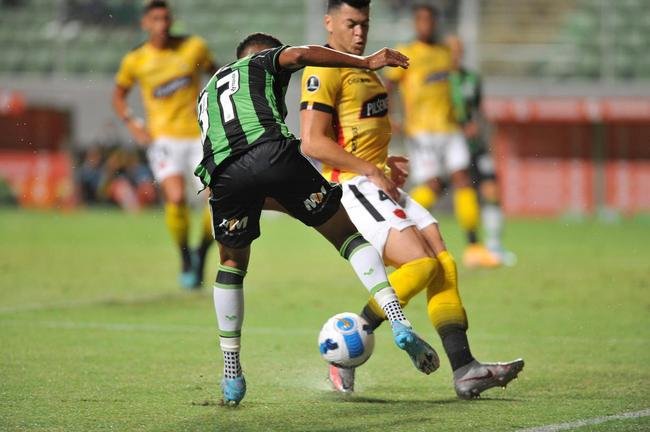 Fotos da partida de ida da terceira fase da Copa Libertadores, entre Amrica e Barcelona de Guayaquil, no Independncia, em Belo Horizonte