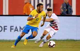 Brasil iniciou a preparao visando  Copa Amrica de 2019 com amistoso diante dos EUA em Nova Jersey
