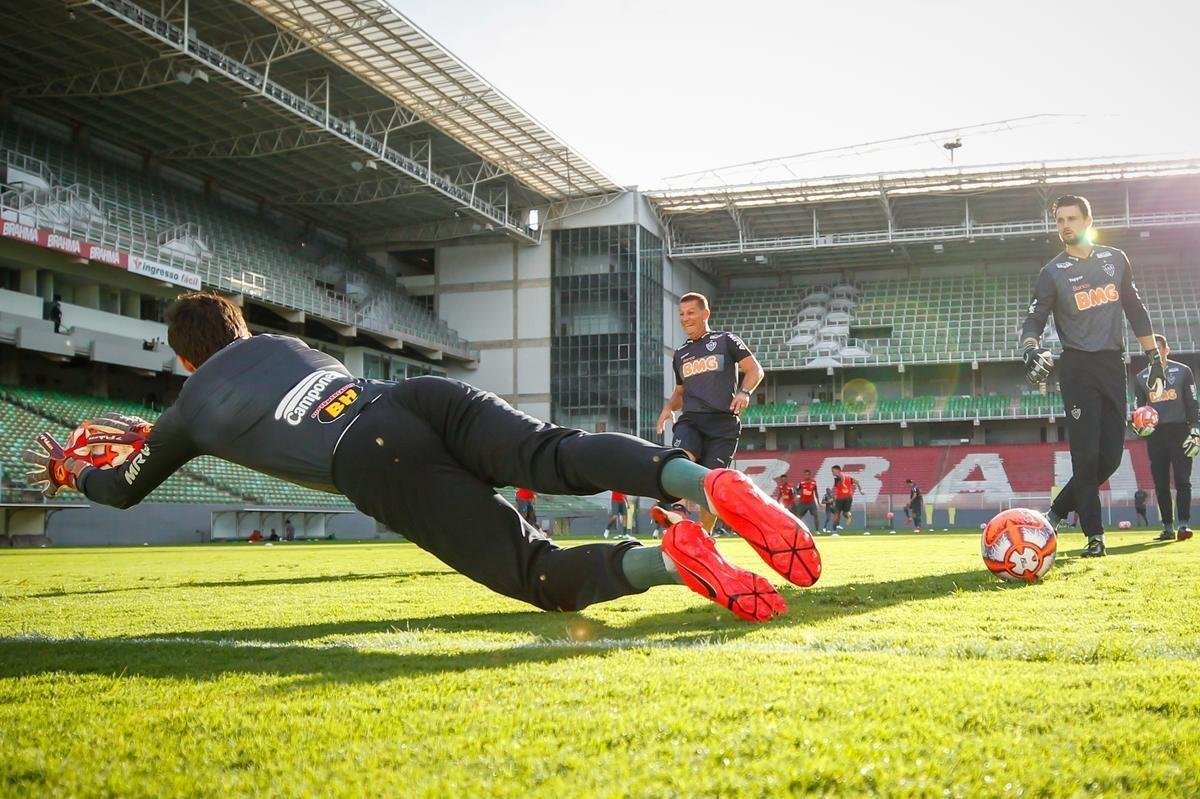 Atltico treinou nesta quinta-feira, no Independncia, de olho na final do Campeonato Mineiro contra o Cruzeiro
