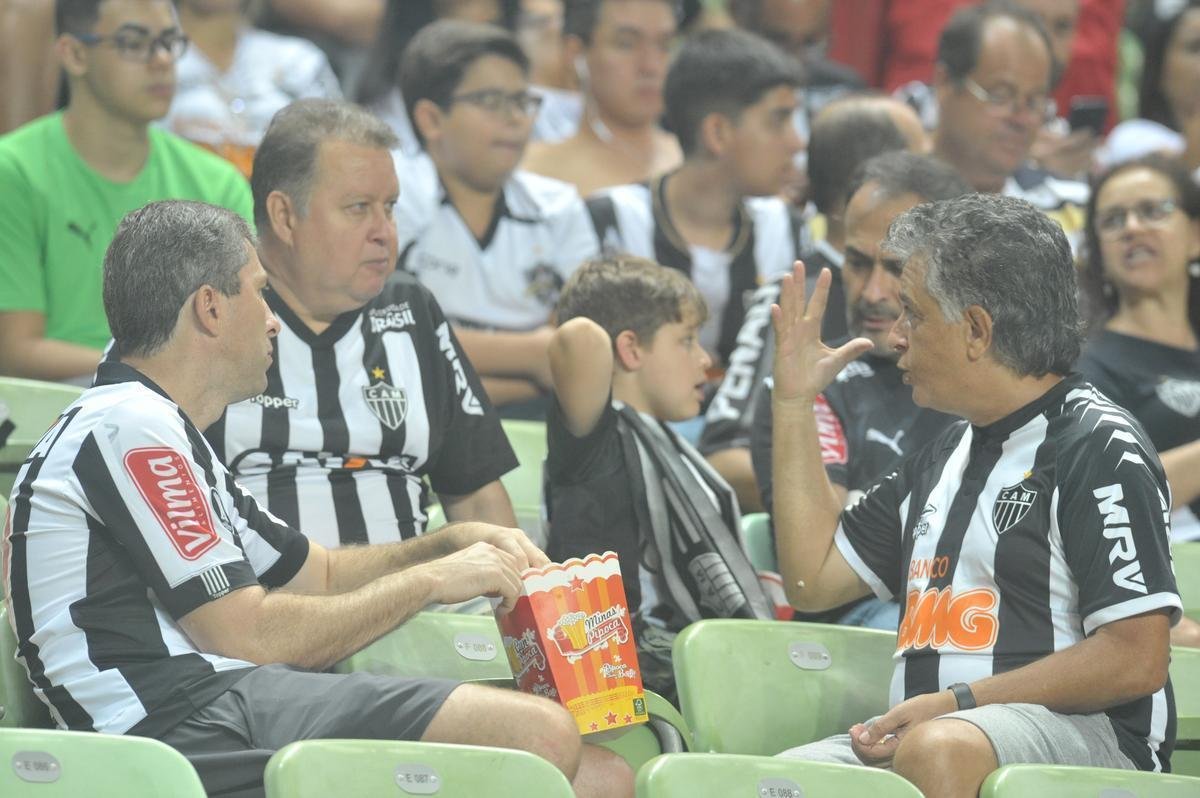 Torcedores do Atltico lotaram Independncia em partida contra o Defensor, pela Copa Libertadores