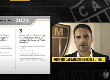 Durante o Galo Business Day, diretor de futebol Rodrigo Caetano falou sobre novo projeto para as categorias de base; clube quer ser pioneiro na iniciativa